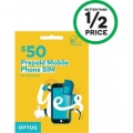 Woolworths - Optus $50 SIM for $15 -Starts Wed, 20th Feb