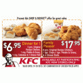 KFC NSW Coupons - $6.95 Dinner for 1 and $17.95 Family Pleaser
