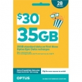 Coles - Optus $30 35GB SIM $10 