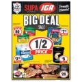 IGA - 1/2 Price Food &amp; Grocery Specials - Valid until Tues 27th Aug