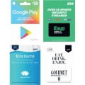 Coles - 2,000 flybuys Bonus Points with $50 or Above Google Play, Kayo Sports, Spa.com.au or Gourmet Traveller Restaurant Gift Card 