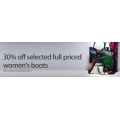 30% Off Full Priced Women&#039;s Boots @ Myer