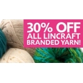 30% Off All Lincraft Branded Yarns @ Lincraft