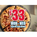 Dominos - 3 Large Pizzas + 3 Sides $33 [Pick-Up &amp; Delivered (code)