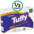 Woolworths - Quilton Tuffy Paper Towel Pk 3 $2.15 (Save $2.15)