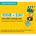 Optus - Prepaid Ultimate Plus 10GB for $30 [First $30 Recharge Only]