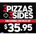 Pizza Hut - Weekend Offers: 3 Pizzas &amp; 3 Sides $35.95 Pick-Up / Delivered &amp; More (codes)