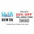  Oroton - CLICK FRENZY: 70% Off The Outlet + 20% Off Full Price items 
