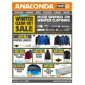 Anaconda - Winter Clear Out Sale - Up to 50% Off Sports Clothing, Camping &amp; Outdoor Items etc.