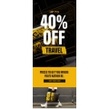 Crumpler - Flash Sale: Up to 40% Off Travel &amp; Luggage Items &amp; Free Delivery