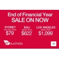 Virgin Australia - End of Financial Year Sale: Fly to Sydney $79, Bali $622 (Return), Los Angeles $1099 (Return) etc @ Webjet