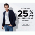 French Connection - 25% off Menswear