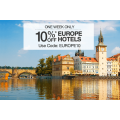 Webjet - 10% Off Euopean Hotel Booking (code)! 3 Days Only
