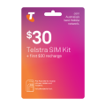 Telstra - $30 Pre-Paid 20GB SIM Starter Kit $15 