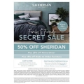 Sheridan - Friends &amp; Family Sale: 50% Off Storewide (code)! Starts Wed, 2nd May [In-Store &amp; Online]