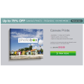 Up to 75% Off on Canvas Prints At Photobox - Ends 17 July