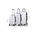 Hard Shell Luggage Set With TSA Lock 3Pc $100 (Valued $369) | 2 Pc $71.20(Valued $299) + Shipping @ The Home
