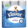 50% off Kleenex Complete Clean Toilet Tissue 9 Pack $4 @ Woolworths 