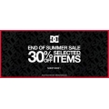 End of Summer Sale 30% OFF @ DC Shoes