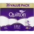[ Out of Stocks] Quilton 3 Ply Toilet Tissue (180 Sheets Per Roll) 36 Pack - $16 + Free Shipping(prime) @ Amazon
