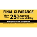 Target Final Clearance on Womens Clothing - Extra 25% Off Sale 