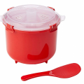 [Prime Members] Sistema Microwave Rice Steamer, Red $5 Delivered (Was $41.99) @ Amazon