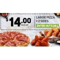 Pizza Hut - Latest Offers e.g. Large Pizza + 2 Sides $14 Pick-Up; 2 Large Pizzas + 2 Sides $30 Delivered &amp; More (codes)