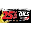 Autobarn - Weekend Sale: 25% Off Oils, Seat Covers, Rood Crack Accessories! Fri 22nd &amp; Sat 23rd Nov