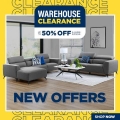 Amart Furniture - Warehouse Clearance Sale: Up to 50% Off Lounges, Sofas, Dining, Outdoor, Office, Homeware etc.