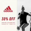 Adidas Factory Outlet - 30% Off Storewide - 3 Days Only