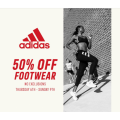 Adidas Factory Outlet - Weekend Sale: 50% Off Footwear [Fri 7th - Sun 9th Aug, 2020]