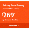 Jetstar - Friday Fare Frenzy - Return Flights to Hawaii from $465.05