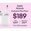eBay Special Offers: Sign-Up to eBay Plus &amp; Score New Deal Everyday for 7 Days e.g. Apple Airpods $189 Delivered (code)! Was $229