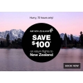 Air New Zealand - 3 Days Sale: $100 Off Return Flights to New Zealand (code)