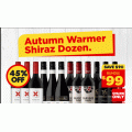 Liquorland - Autumn Warmer Shiraz Dozen $99/Bundle + Free Standard Delivery (Was $189)