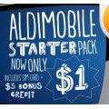 ALDI Mobile Starter Pack for $1 (Includes SIM card + $5 Bonus Credit) - Ends Tues, 7th July