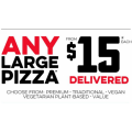 Dominos - Any Large Pizza $15 Delivered (code)! Today Only