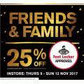 Foot Locker - Friends &amp; Family Sale: 25% Off Storewide Voucher (4 Days Only)