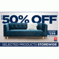 Amart Furniture - Up to 50% Off Storewide e.g. Astra Stools $29 (Was $59); Air 3 Seater $299 (Was $799) etc.