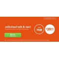Amaysim - 7GB Unlimited Talk &amp; Text Plan for $39.90/28 Days