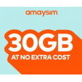 Amaysim - Bonus 30GB Data on Unlimited Talk &amp; Text SIM only Mobile Plans