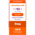 Amaysim - Bonus 5GB Data with Unlimited Talk &amp; Text 35GB Mobile Plan $10/ First 28 days
