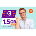 Amaysim - Unlimited Talk &amp; Text 1.5GB Data SIM Plan $3/First 4 Renewals (Ongoing is $10/28days)