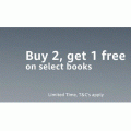 Amazon - Buy 2 Selected Books Get 1 Free 