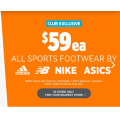 All Adidas, Nike, New Balance Footwear only $59 @ Anaconda - In Stores Only