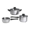 Ikea 50% off Pot and Pan Sets - Eg: 5-piece cookware set Including lids $7.49 - Max. 4 per Cutomer 