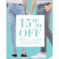 The Iconic - 15% Off Over 500 Styles (Pants; Jeans; Anklets; Shoes)