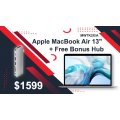 Wireless 1 - Apple MacBook Air 13&quot; 1.1GHz Dual-Core 10th Gen i3 256GB MWTK2X/A + Hub $1599 &amp; More