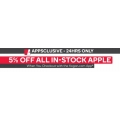 Kogan - 5% OFF All In-Stock Apple Products via App - 24 Hours Only