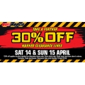 Repco - Take a Further 30% Off Marked Clearance Lines (Sat 14th &amp; Sun, 15th April)